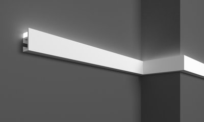 Карниз полімерний для LED освітлення Grand Decor KH 903 фото