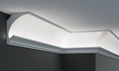 Карниз для LED освещения серия D Tesori KD 201 фото