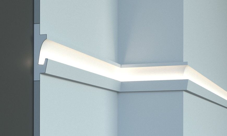 Карниз для LED освітлення серія D Tesori KD 401 фото