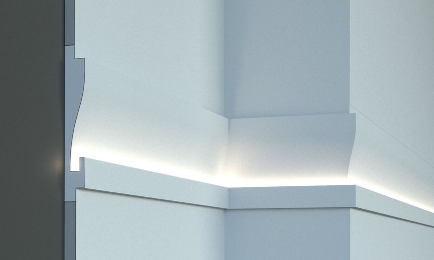 Карниз для LED освещения серия D Tesori KD 404 фото