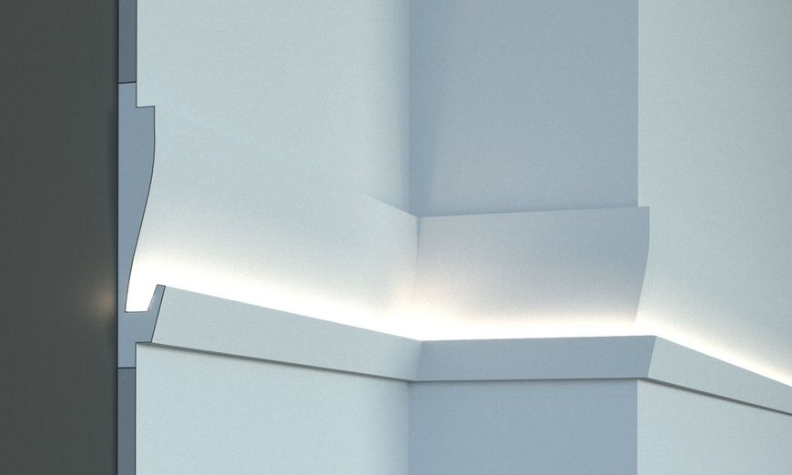 Карниз для LED освітлення серія D Tesori KD 405 фото
