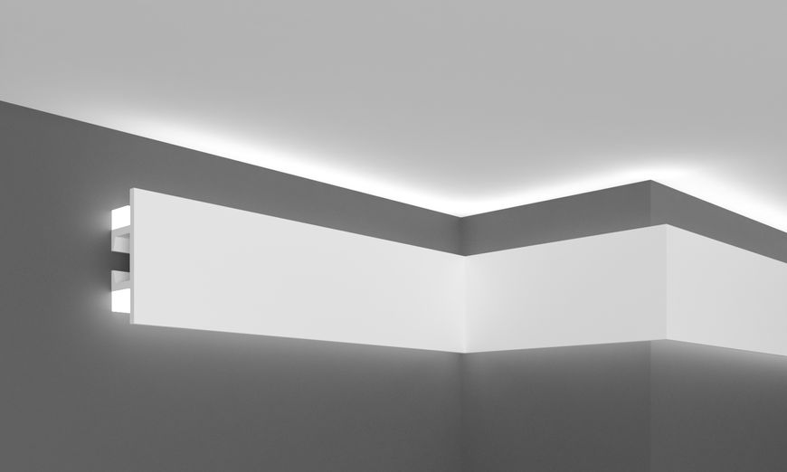 Молдинг полімерний для LED освітлення Grand Decor KH 907 фото
