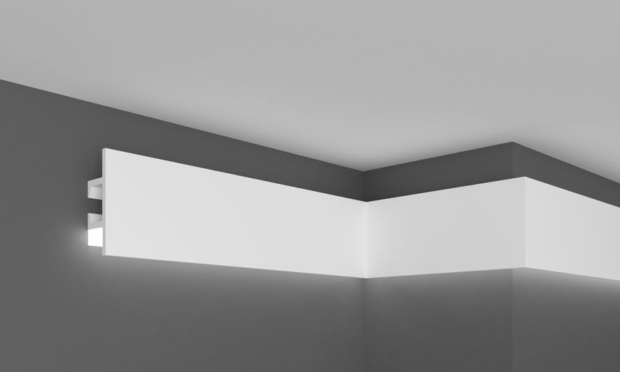 Карниз полімерний для LED освітлення Grand Decor KH 907 фото