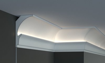 Карниз для LED освітлення серія D Tesori KD 202 фото
