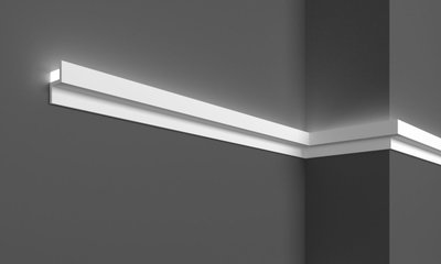 Карниз полімерний для LED освітлення Grand Decor KH 902 фото