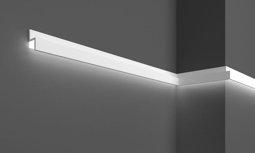 Карниз полімерний для LED освітлення Grand Decor KH 902 фото