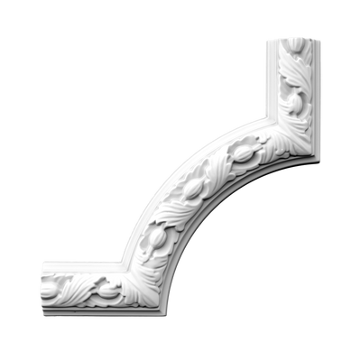Кутовий елемент молдинга поліуретановий Gaudi Decor CF 620A фото