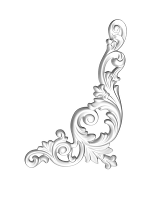 Орнамент поліуретановий Gaudi Decor AW 6111R фото