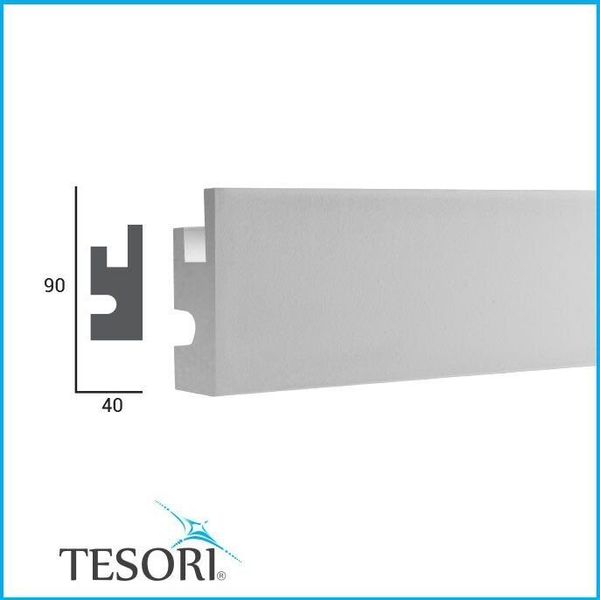 Карниз для LED освітлення серія D Tesori KD 301 фото