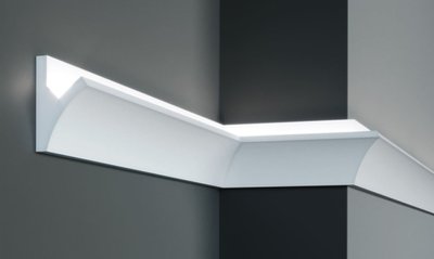 Карниз для LED освещения серия D Tesori KD 407 фото