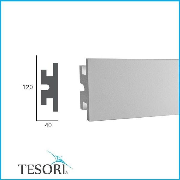 Карниз для LED освітлення серія D Tesori KD 302 фото