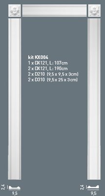 Дверное обрамление Orac Axxent kit KX004 фото