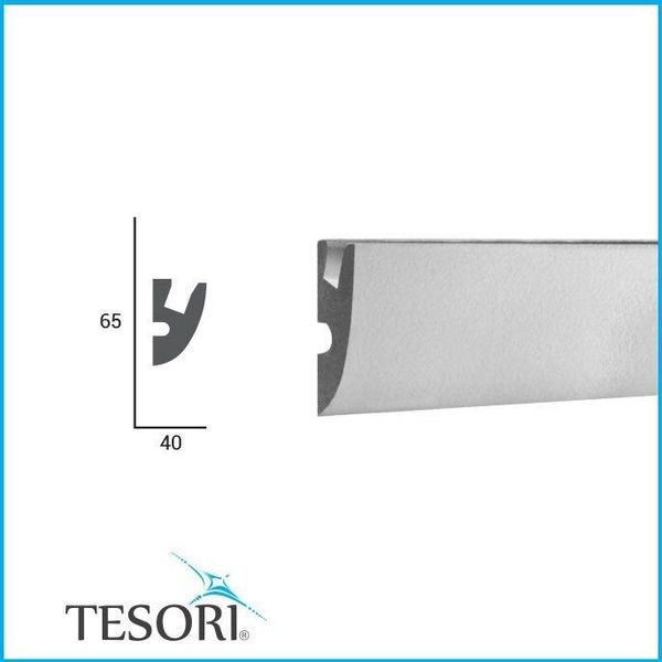 Карниз для LED освітлення серія D Tesori KD 303 фото
