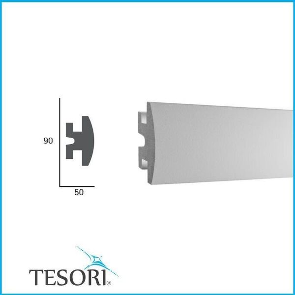 Карниз для LED освітлення серія D Tesori KD 305 фото