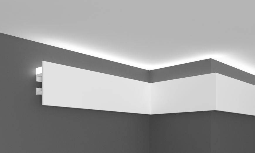 Молдинг полімерний для LED освітлення Grand Decor KH 907 фото